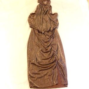 Ashley Stewart Curvy Girl Mauve Dress. Size 1X. 95% Polyester and 5% Spandex.